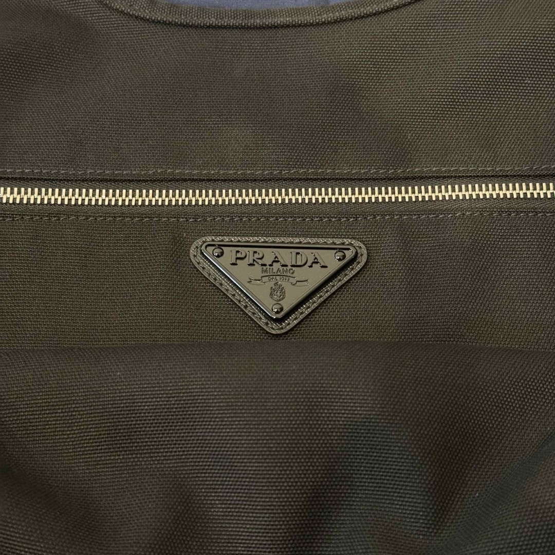 PRADA(プラダ)の正規品 PRADA CANVAS HOBO BAG プラダ トートバッグ 鞄 メンズのバッグ(トートバッグ)の商品写真