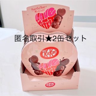 ネスレ(Nestle)の【人気★完売】キットカット ハートフルベア チョコレート バレンタイン 缶(菓子/デザート)