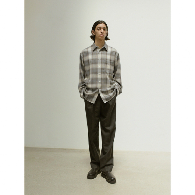 AURALEE　オーラリー　CHECK SHIRTS　チェックシャツ