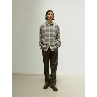 AURALEE - AURALEE オーラリー CHECK SHIRTS チェックシャツ ...