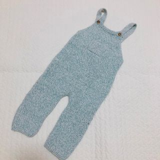 ザラキッズ(ZARA KIDS)のZARA baby ニット　ロンパース　サロペット(ロンパース)