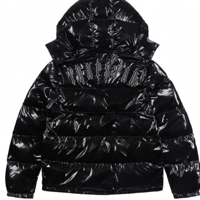 TRAPSTAR ダウンジャケット XS 艶 黒色 supp.in