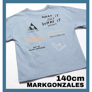 マークゴンザレス(Mark Gonzales)のマークゴンザレス Tシャツ What it isNtアートＴシャツ 140cm(Tシャツ/カットソー)