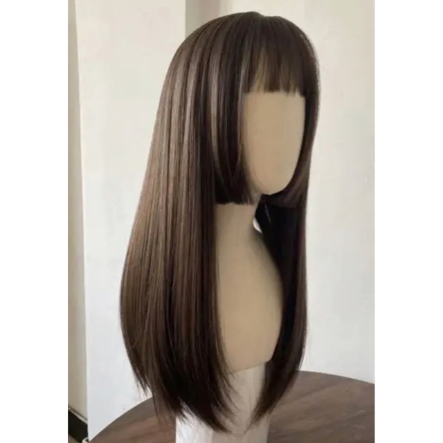 フルウィッグ 未カット30~33cm ブラウン
