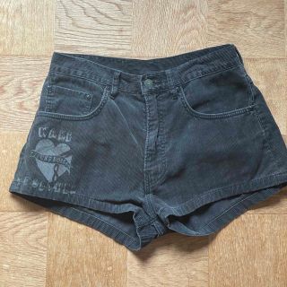 RNAコーデュロイショートパンツ 黒(ショートパンツ)