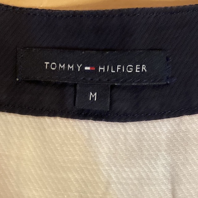 TOMMY HILFIGER(トミーヒルフィガー)のTOMMY HILFIGER ブラウス　シャツ　M 半袖　トミーヒルフィガー レディースのトップス(シャツ/ブラウス(半袖/袖なし))の商品写真