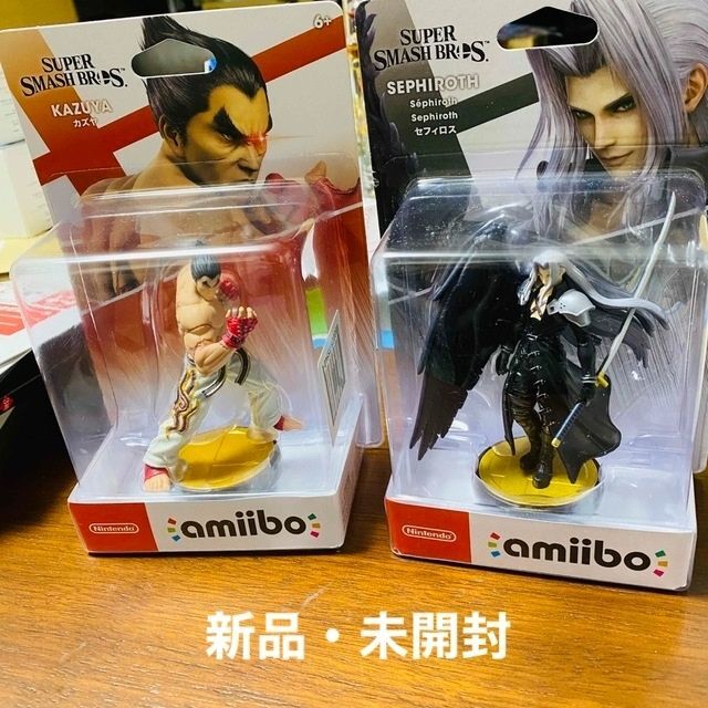 amiiboアミーボ☆セフィロス カズヤ 2点セット☆新品