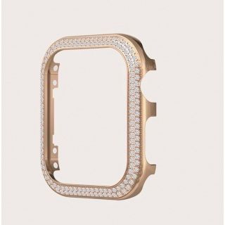 ラインストーンデコレーション Apple Watch用 時計ケース(モバイルケース/カバー)