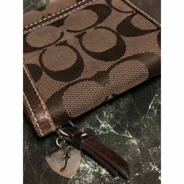 COACH(コーチ)のコーチ COACH 三つ折り長財布 キャンバス レザー シグネチャー レディースのファッション小物(財布)の商品写真