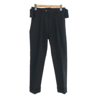 【美品】  madder madder / マダマダ | TICKET PANTS コットン ストレッチ タック チケット パンツ | 0 | ブラック | レディース(その他)