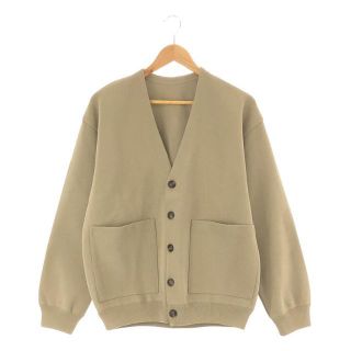 クレプスキュール(crépuscule )の【美品】  Crepuscule / クレプスキュール | Milano Rib Cardigan コットン ポリエステル ミラノ リブ Vネック ニット カーディガン | 1 | グレー系 | メンズ(カーディガン)