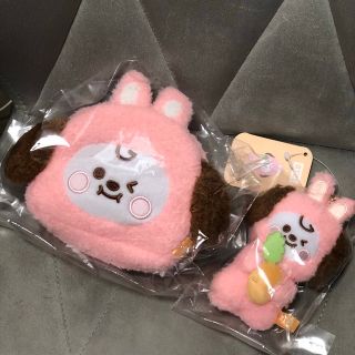 BT21 SHOOKY RABBIT 3点セット ポーチ ぬいぐるみ マスコット