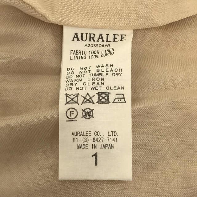 【美品】  AURALEE / オーラリー | 2020SS | LINEN DOUBLE FACE FRINGE SKIRT リネン ダブルフェイス フリンジ ロング スカート | 1 | LIGHT BEIGE | レディース 6