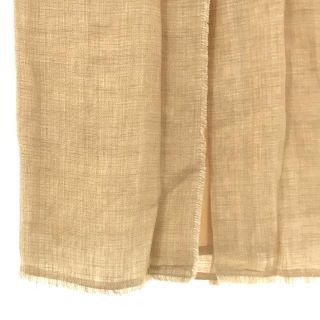 【美品】  AURALEE / オーラリー | 2020SS | LINEN DOUBLE FACE FRINGE SKIRT リネン ダブルフェイス フリンジ ロング スカート | 1 | LIGHT BEIGE | レディース