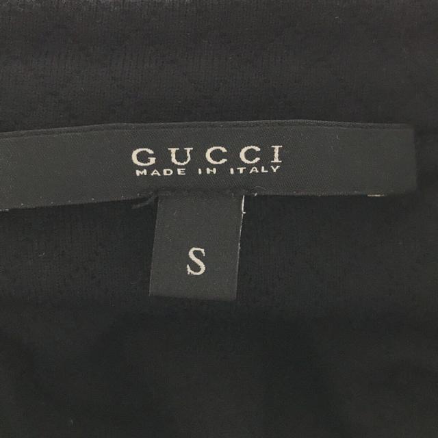 Gucci(グッチ)の【美品】  GUCCI / グッチ | ナイロン キルティング シングル ライダース ブルゾン | S | ブラック | レディース レディースのジャケット/アウター(その他)の商品写真