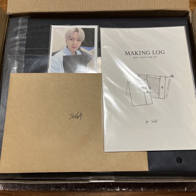 店内全品対象 BTS artist made Suga ノートカーバー セット