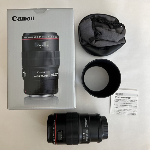 Canon - 【美品】Canon EF 100mm F2.8Lマクロ IS USM