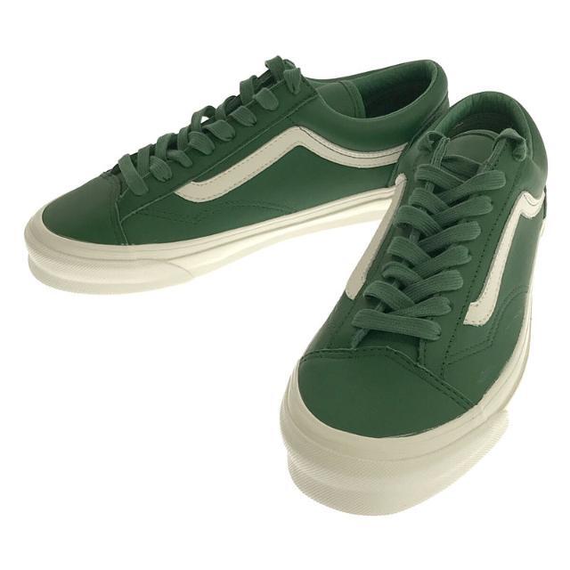 【新品】 VANS / バンズ | 2022SS | Vault × Museum of Peace & Quiet ミュージアム オブ ピース アンド クワイエット コラボ OG Style 36 LX オールド スクール ローカット スニーカー 箱・保存袋付き | 27 | GREEN /