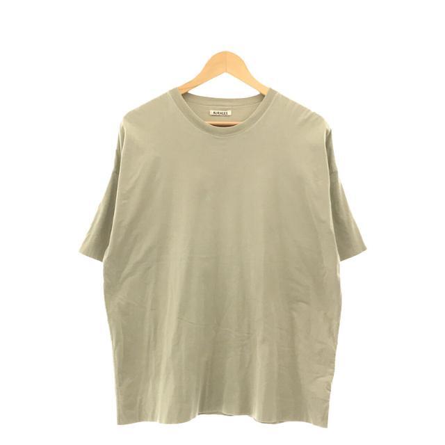 AURALEE / オーラリー | HIGH GAUGE DOUBLE CLOTH TEE ハイゲージダブルクロス Tシャツ | 3 | ミントグリーン | メンズ