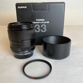 フジフイルム(富士フイルム)の【美品】XF33mm F1.4 R LM WR(レンズ(単焦点))