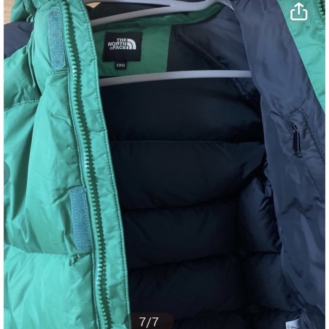 THE NORTH FACE(ザノースフェイス)のTHE NORTH FACE ダウンジャケット　ノースフェイス　130 キッズ/ベビー/マタニティのキッズ服男の子用(90cm~)(ジャケット/上着)の商品写真