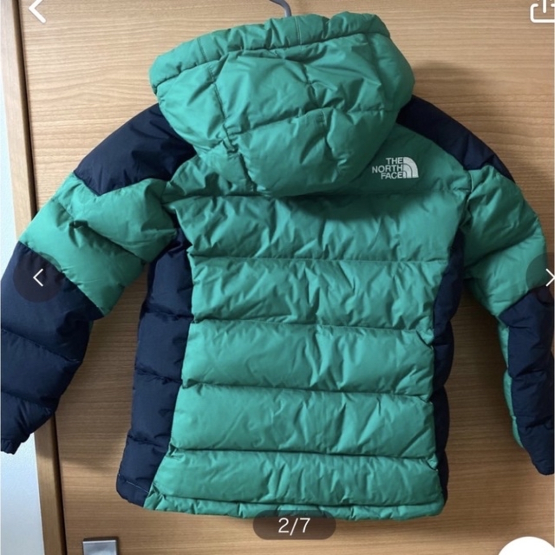 THE NORTH FACE(ザノースフェイス)のTHE NORTH FACE ダウンジャケット　ノースフェイス　130 キッズ/ベビー/マタニティのキッズ服男の子用(90cm~)(ジャケット/上着)の商品写真