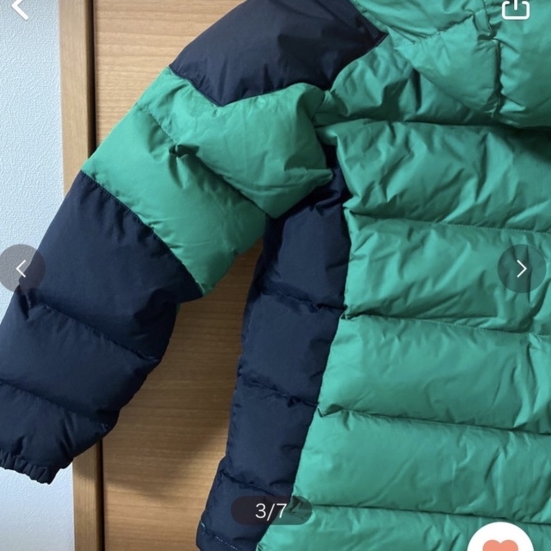 THE NORTH FACE(ザノースフェイス)のTHE NORTH FACE ダウンジャケット　ノースフェイス　130 キッズ/ベビー/マタニティのキッズ服男の子用(90cm~)(ジャケット/上着)の商品写真