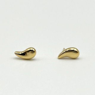 【新品同様】ティファニー レディース ピアス イヤリング ティアドロップ 18金