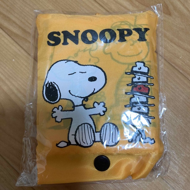 SNOOPY(スヌーピー)の【お値下げ♫】SNOOPY スヌーピー　エコバッグ/オレンジ レディースのバッグ(エコバッグ)の商品写真