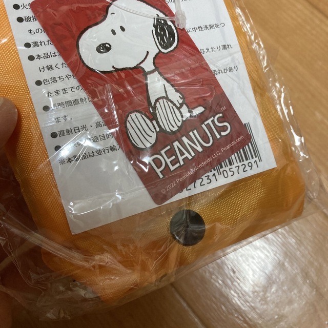 SNOOPY(スヌーピー)の【お値下げ♫】SNOOPY スヌーピー　エコバッグ/オレンジ レディースのバッグ(エコバッグ)の商品写真