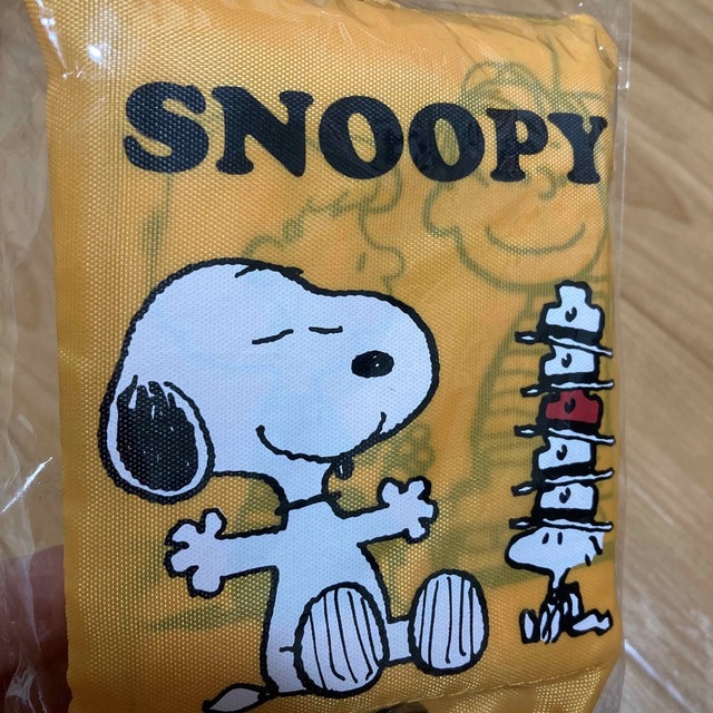 SNOOPY(スヌーピー)の【お値下げ♫】SNOOPY スヌーピー　エコバッグ/オレンジ レディースのバッグ(エコバッグ)の商品写真