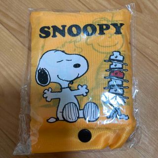 スヌーピー(SNOOPY)の【お値下げ♫】SNOOPY スヌーピー　エコバッグ/オレンジ(エコバッグ)