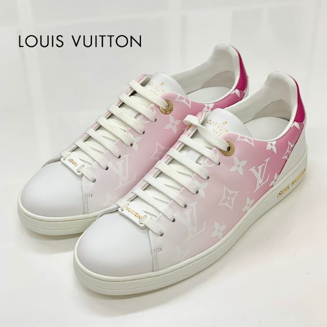 LOUIS VUITTON(ルイヴィトン)の5761 未使用 ヴィトン フロントローライン レザー モノグラム スニーカー レディースの靴/シューズ(スニーカー)の商品写真