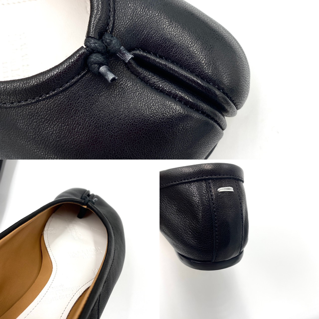 35 Maison Margiela 足袋バレエ パンプス ブラック TABI 35 Maison Margiela 足袋バレエ パンプス ブラック TABI