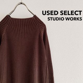 古着 “STUDIO WORKS” Rib Knit / モックネック(ニット/セーター)