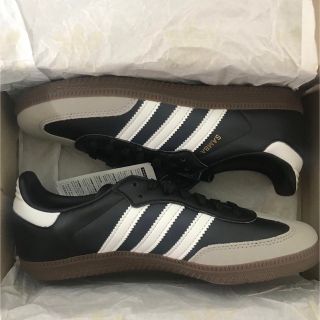 新品 ADIDAS SAMBA VEGAN 黒 23cm(スニーカー)