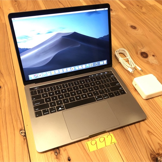 新しく着き Mac メモリ16GB corei7 2019 13インチ pro MacBook