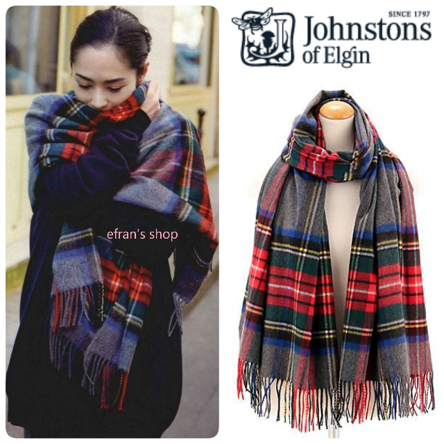 Johnstons - 深津絵里さん着用★日本別注★国内正規 新品 ジョンストンズ 大判カシミヤストールの通販 by efran's shop