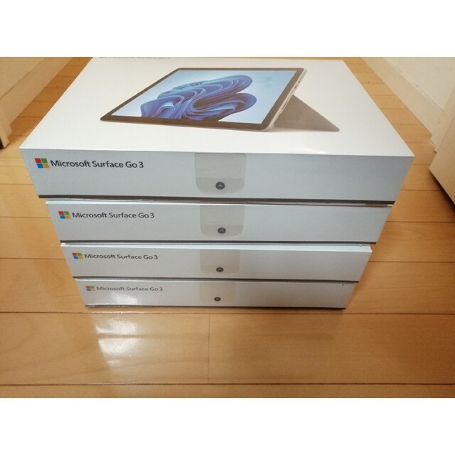 Microsoft(マイクロソフト)の未開封品Surface Go3 8VA-00015 Office 2021 4台 スマホ/家電/カメラのPC/タブレット(ノートPC)の商品写真