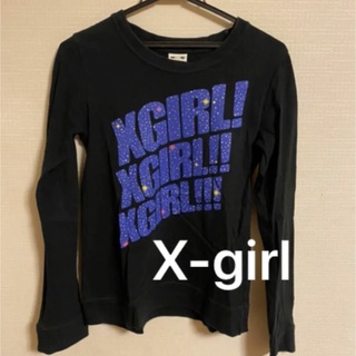 エックスガール(X-girl)のX-girl ロンT 長袖Tシャツ ロゴ トップス(Tシャツ(長袖/七分))