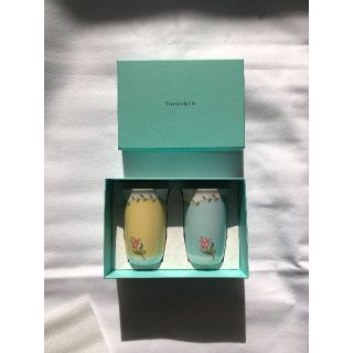 ティファニー(Tiffany & Co.)のティファニー　ペアカップ　ピンクチューリップ(グラス/カップ)