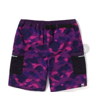 アベイシングエイプ(A BATHING APE)のGW期間のみ特別値下げCOLOR CAMO MESH POCKET SHORTS(ショートパンツ)