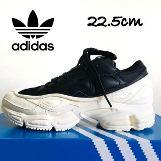 アディダス(adidas)の新品アディダス ラフシモンズ オズウィーゴ黒ブラック白 22.5cm Y-389(スニーカー)