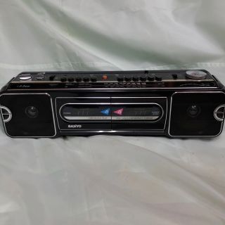 サンヨー(SANYO)のSANYO サンヨーラジカセ U4-W20 訳あり品　ジャンク(ラジオ)