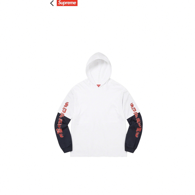 Layered Hooded L/S Top supreme