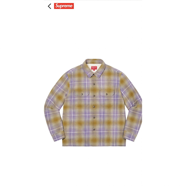 Supreme Shearling Lined Flannel Shirt