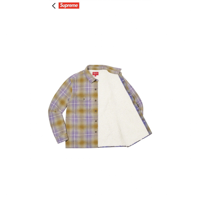 Supreme(シュプリーム)のFaux Shearling Lined Flannel Shirt メンズのトップス(シャツ)の商品写真