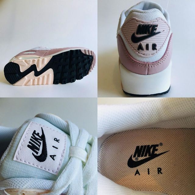 NIKE - 【完売品】ナイキ エアマックス90 白 ホワイト ピンク 25cm Y