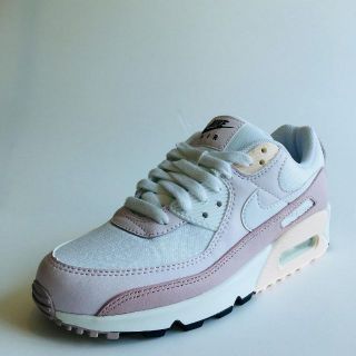 NIKE - 【完売品】ナイキ エアマックス90 白 ホワイト ピンク 25cm