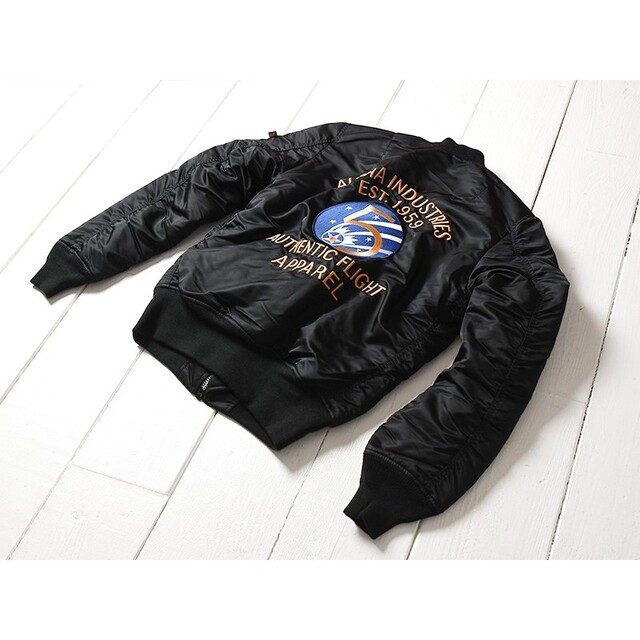 alpha - 即完売 レア MA-1 フライトジャケット ALPHA 第5空軍 alpha - 即完売 レア MA-1 フライトジャケット ALPHA 第5空軍